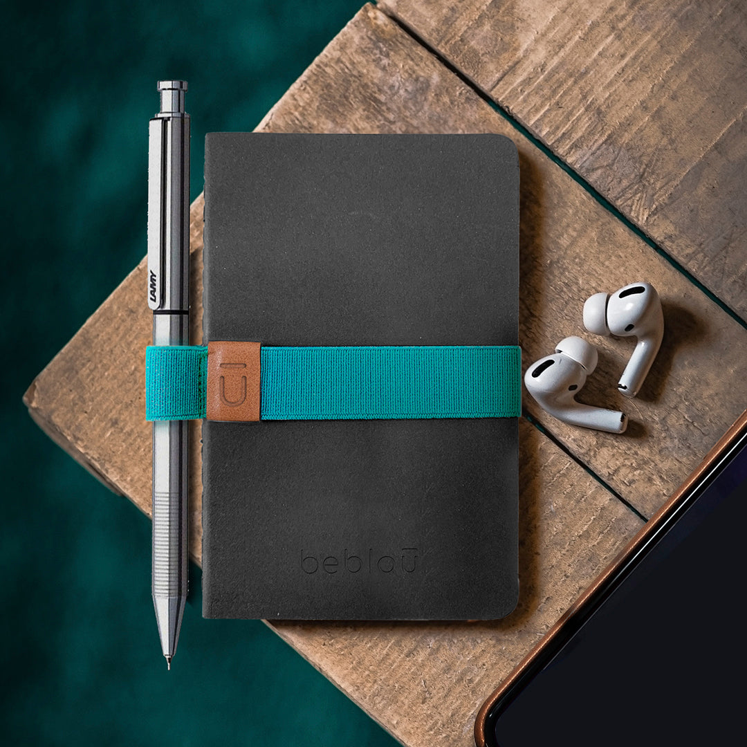 Pocket Notebook - Set of 3 with elastic strap - Beblau Smart Organizers