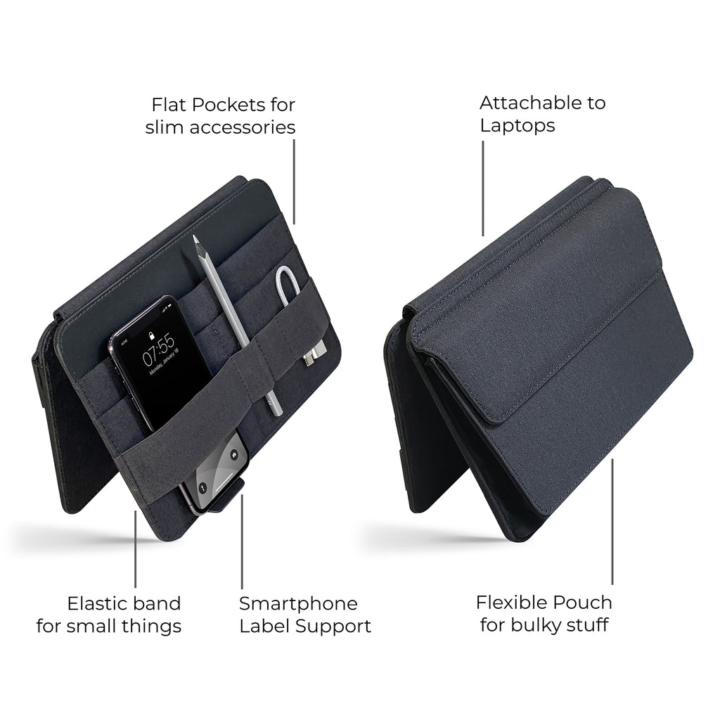 SLIM - Organizer attachable to laptops