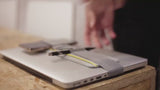 SLIM - Organizer attachable to laptops
